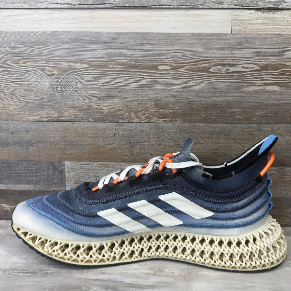 Adidas 4DFWD x Parley Mens Size 12 Running Shoes 3D Printed Blue White GX6604